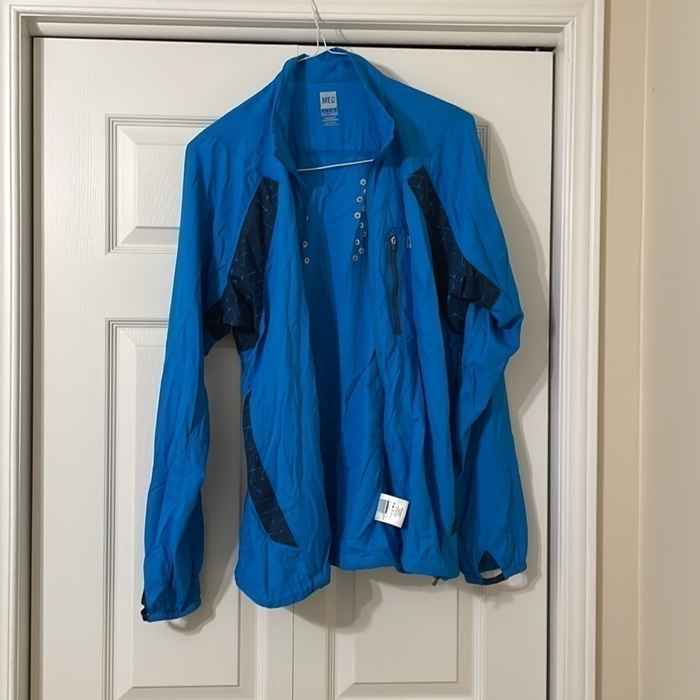 MEC Light Jacket Blue Size Large - Picture 7 of 8